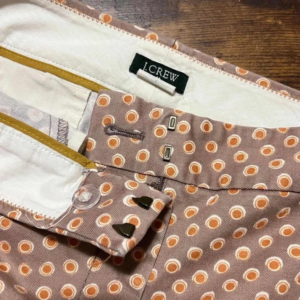 J.Crew brown and beige polka dot shorts 327.5